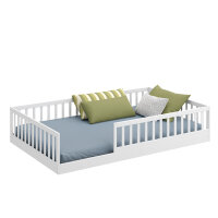 Timi XL Bodenbett 120x200 cm - Rausfallschutz abnehmbar